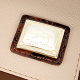 Cavalinho Cherry Brown Blossom Shoulder Bag SKU 18810471.34 #color_Saddlebrown / Beige