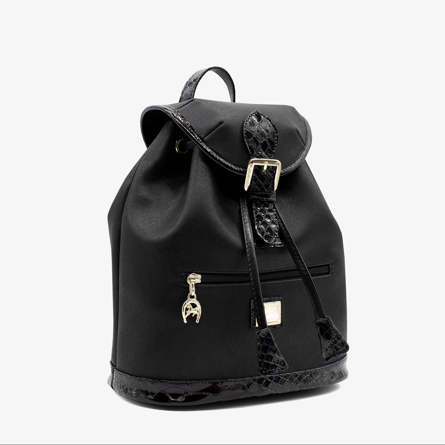 Cavalinho Cherry Blossom Black Drawstring Backpack SKU 18810495.01 #color_Black