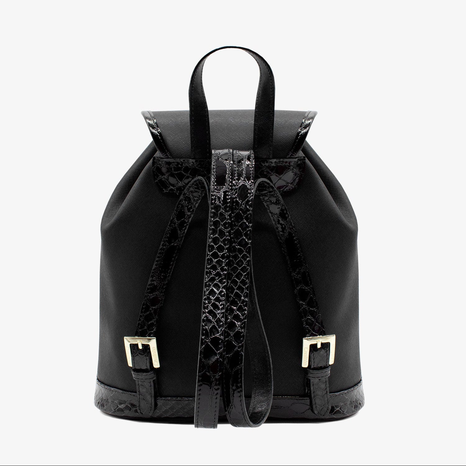 Cavalinho Cherry Blossom Black Drawstring Backpack SKU 18810495.01 #color_Black
