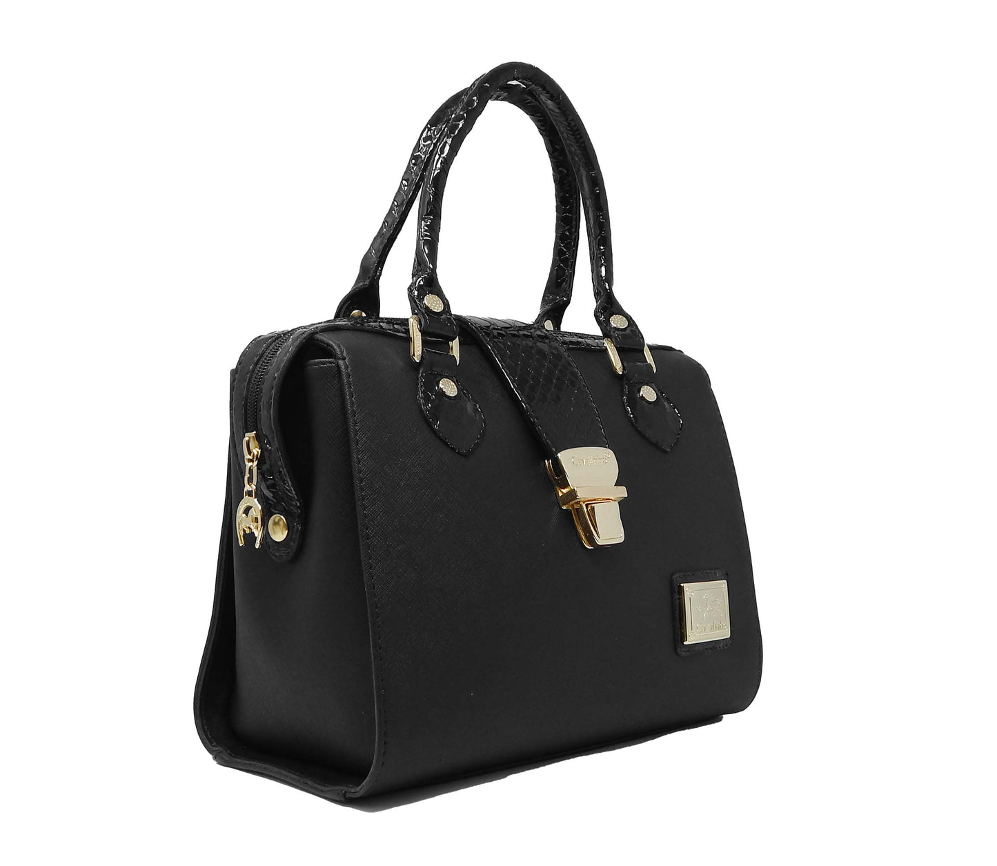 #color_ Black | Cavalinho Cherry Blossom Handbag - Black - 18810502.01.99_2