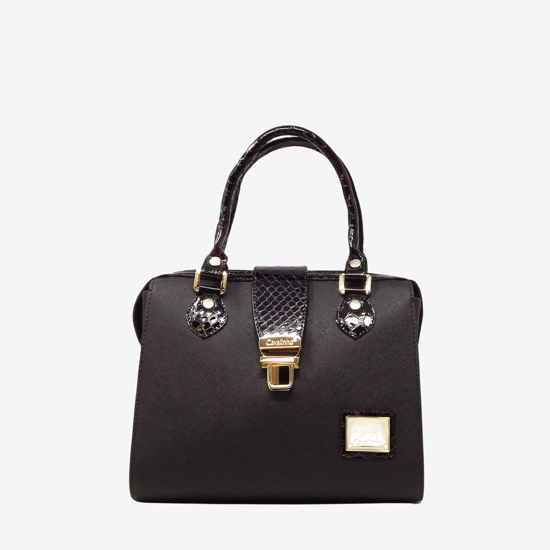 Cavalinho Cherry Blossom Brown Handbag SKU 18810502.02 #color_Brown