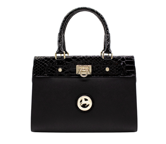 #color_ Black | Cavalinho Cherry Blossom Handbag - Black - 18810505.01_P01