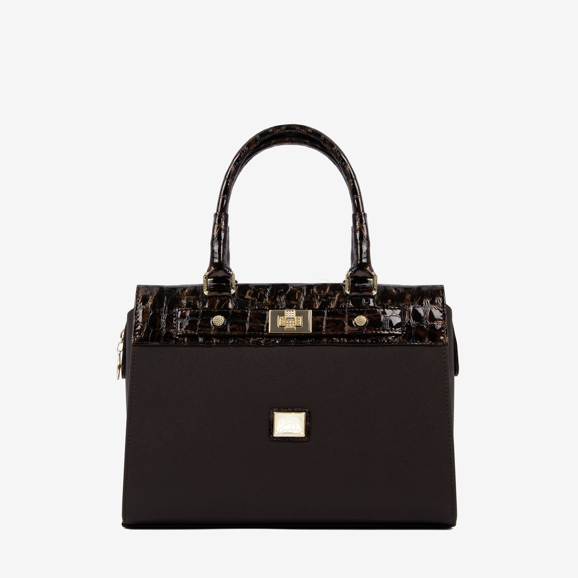 Cavalinho Cherry Blossom Handbag SKU 18810505.02 #color_brown