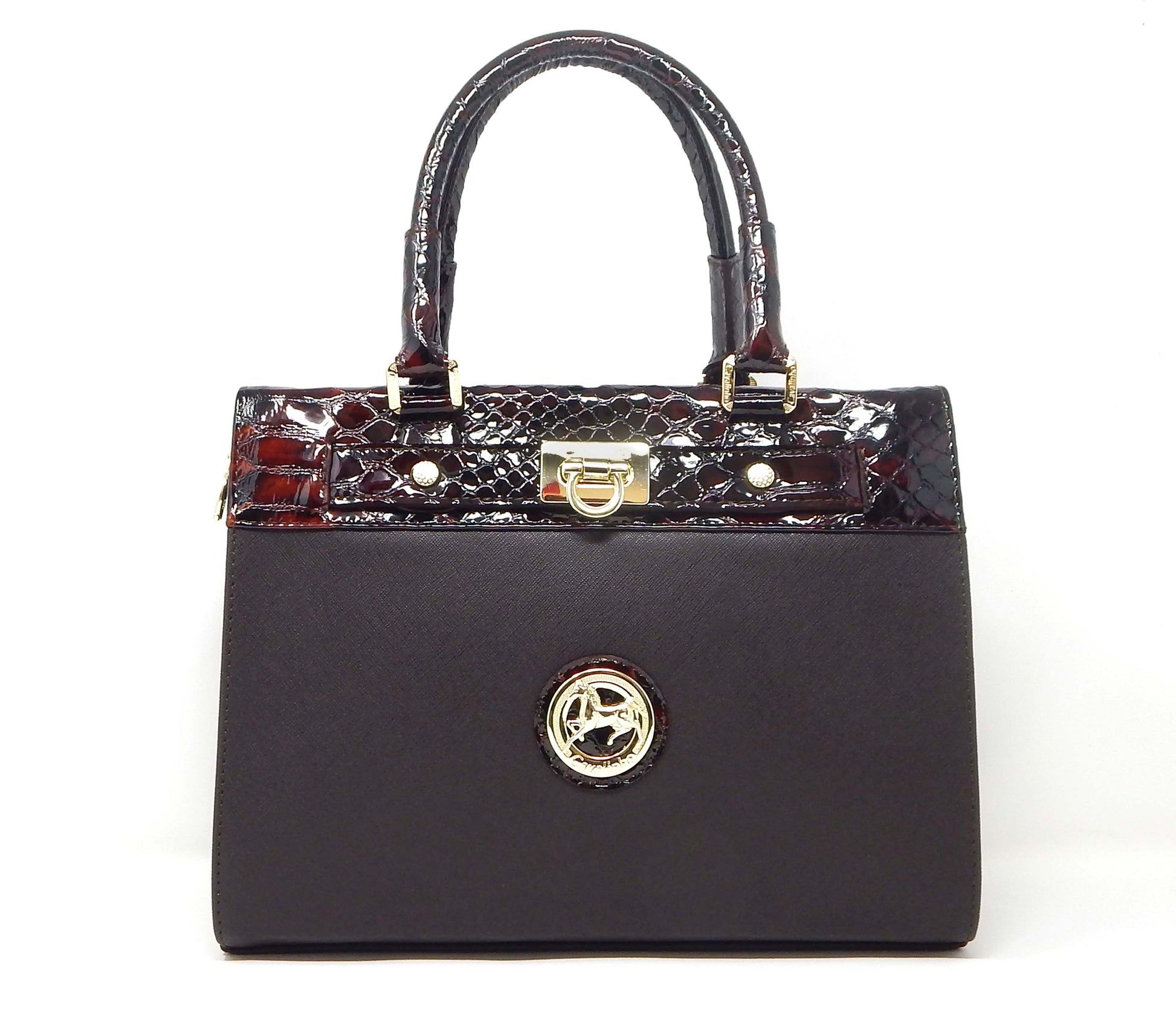 #color_ Brown | Cavalinho Cherry Blossom Handbag - Brown - 18810505.02.99_1