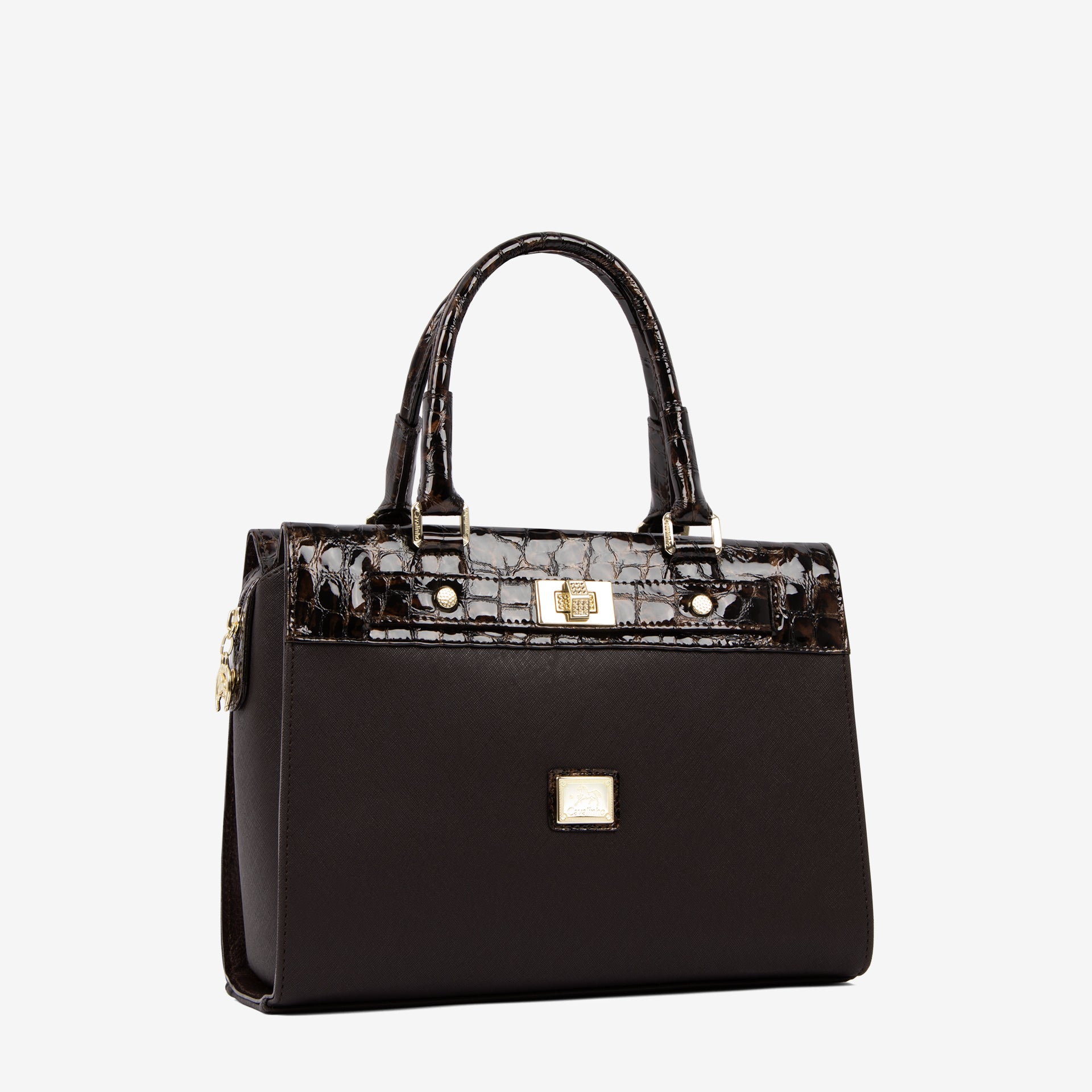 Cavalinho Cherry Blossom Handbag SKU 18810505.02 #color_brown