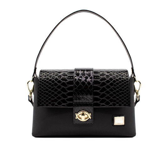 #color_ Black | Cavalinho Cherry Blossom Handbag - Black - 18810514.01_P01