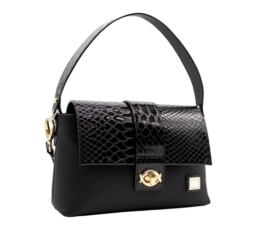#color_ Black | Cavalinho Cherry Blossom Handbag - Black - 18810514.01_P02