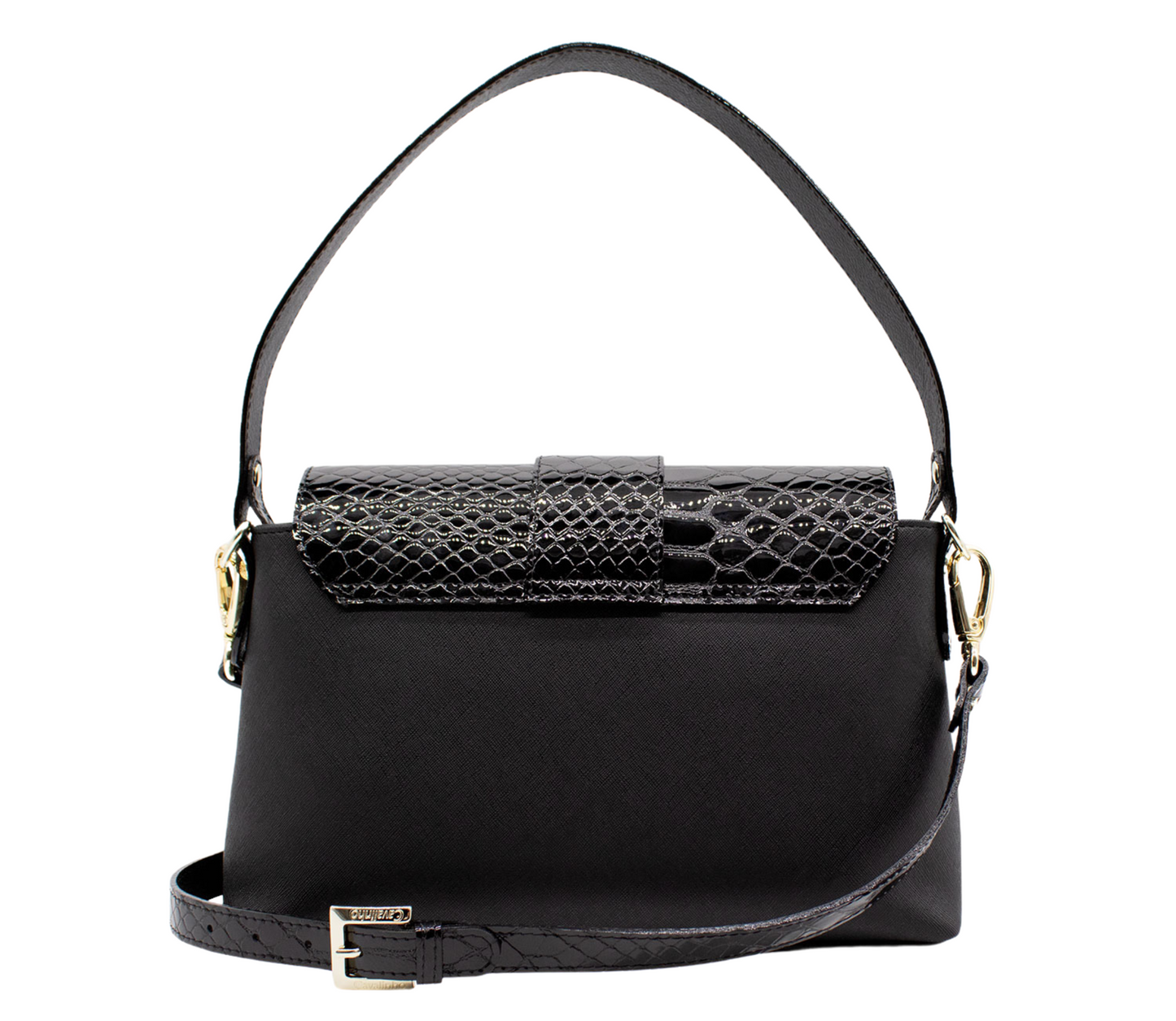 #color_ Black | Cavalinho Cherry Blossom Handbag - Black - 18810514.01_P03