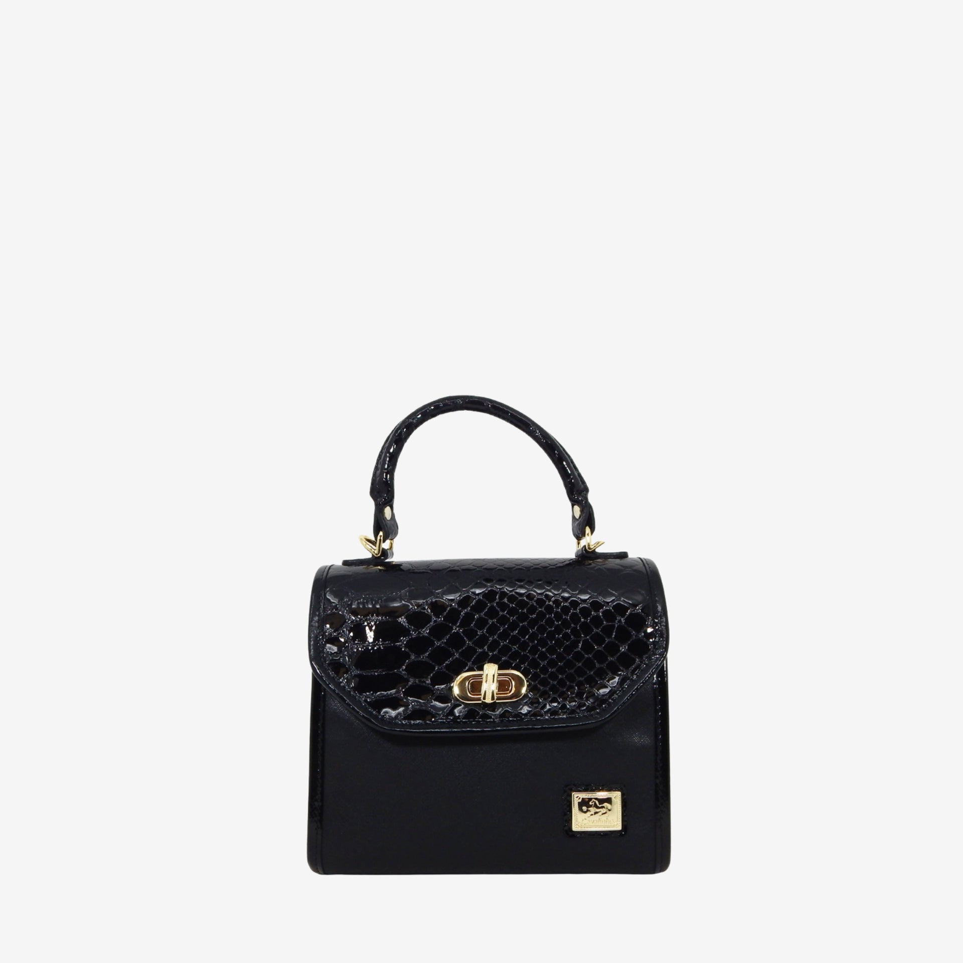 Cavalinho Cherry Blossom Black Handbag SKU 18810518.01 #color_black