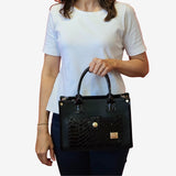 Cavalinho Cherry Blossom Black Handbag SKU 18810524.01 #color_black