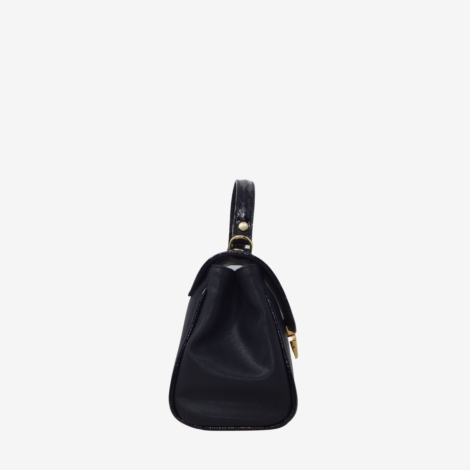 Cavalinho Cherry Blossom Black Canvas & Leather Handbag SKU 18810526.01 #color_black