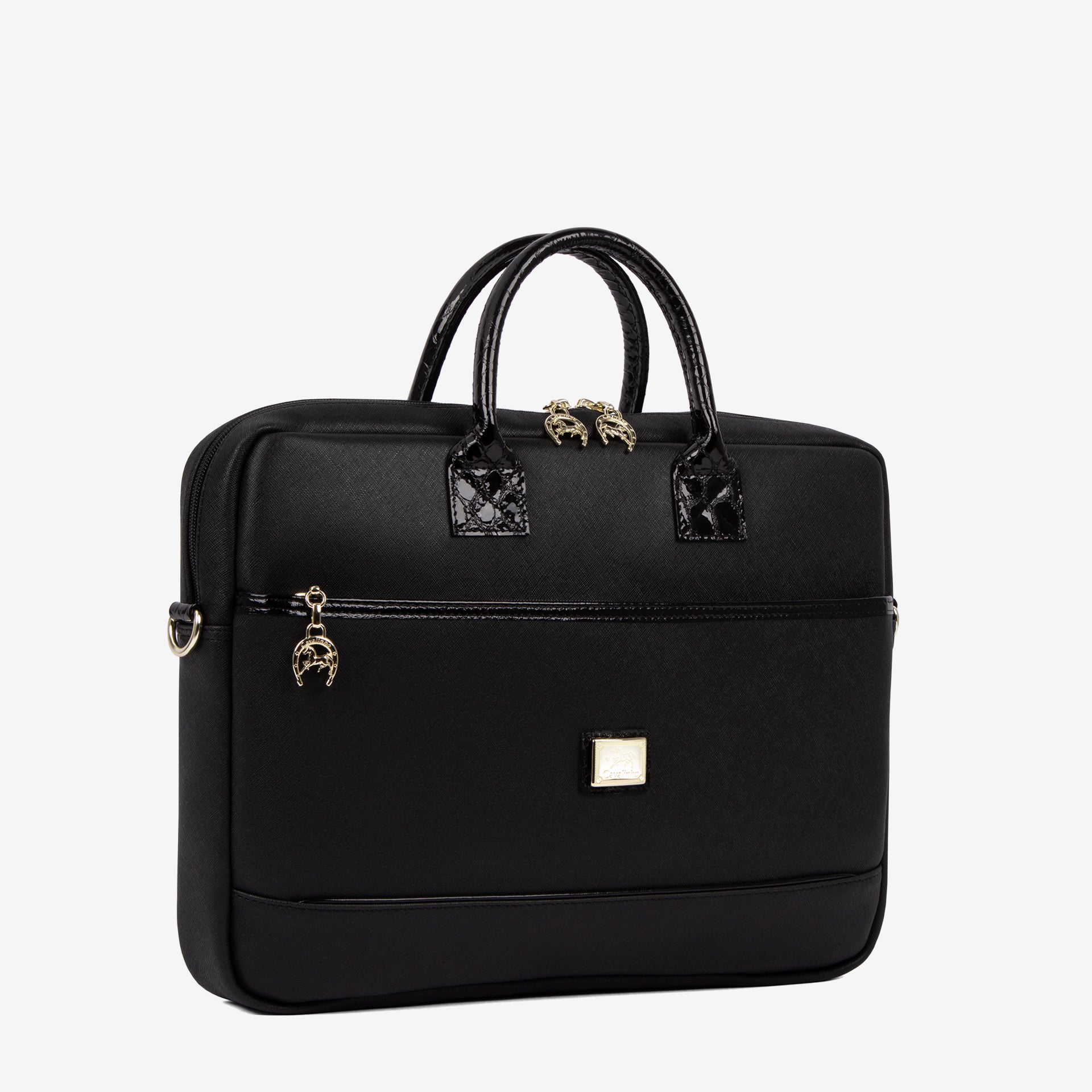 Cavalinho Cherry Blossom 17" Black Laptop Bag SKU 18810554.01 #color_black