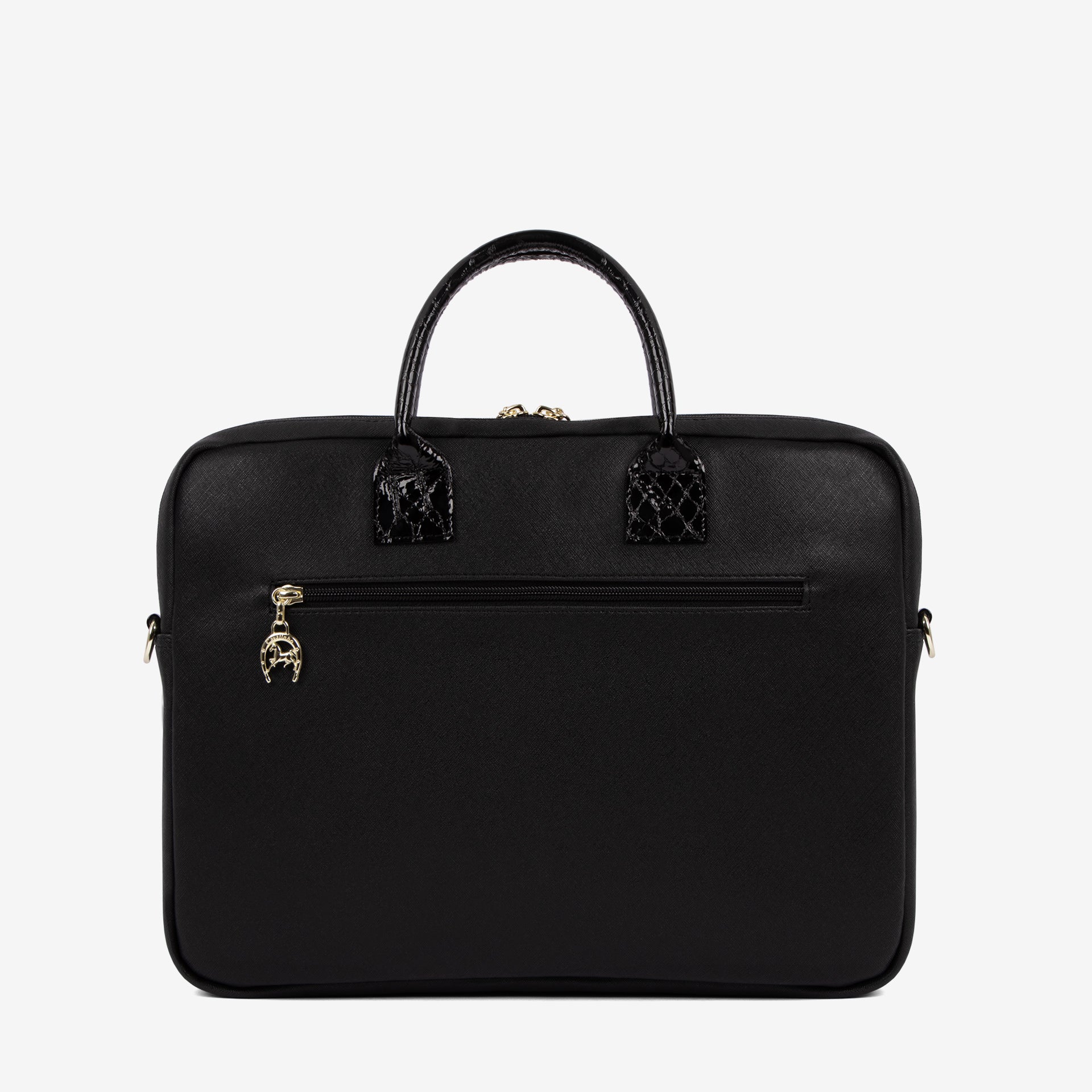 Cavalinho Cherry Blossom 17" Black Laptop Bag SKU 18810554.01 #color_black