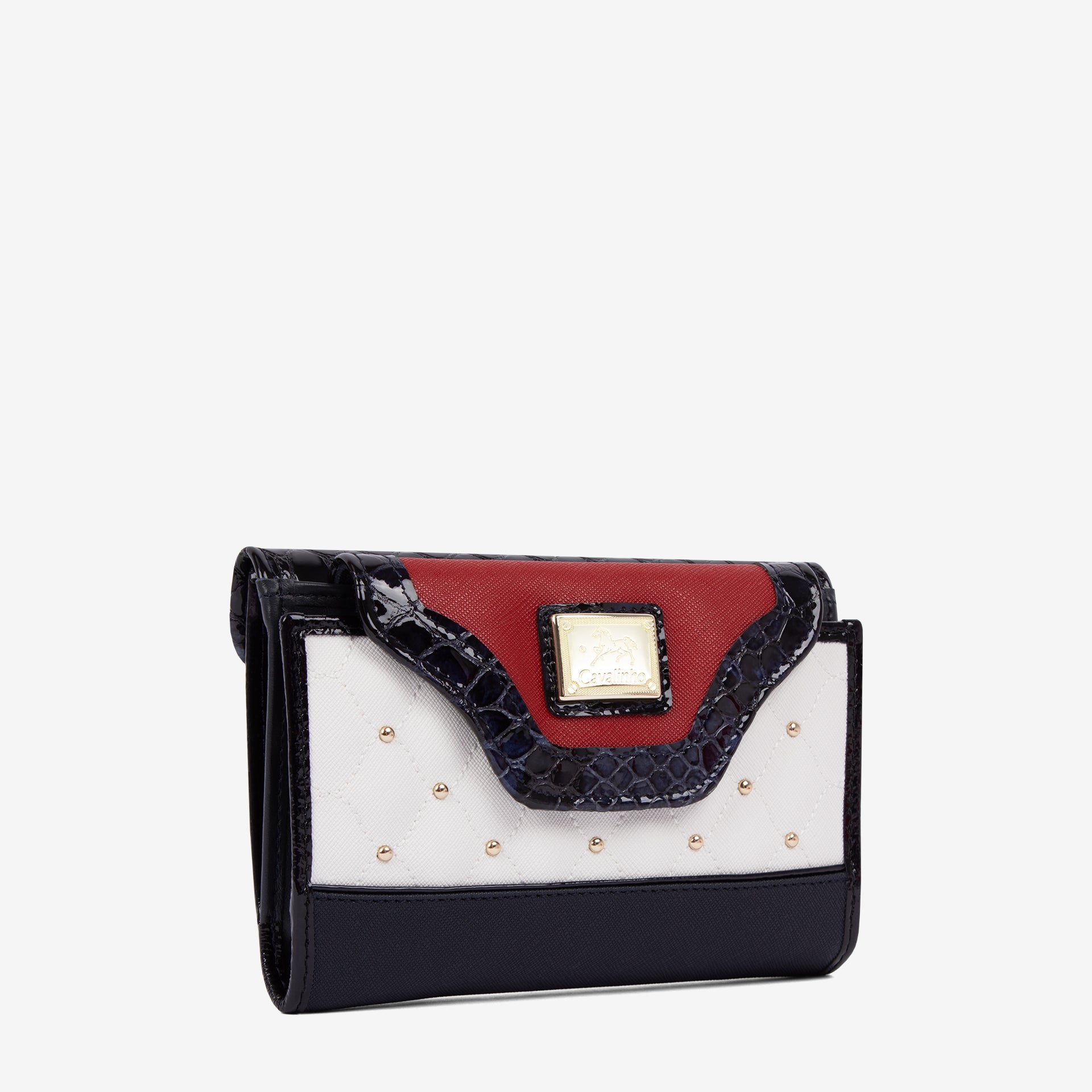 Cavalinho Craft Trifold Wallet for Women SKU 26010202.22 #color_navy / red