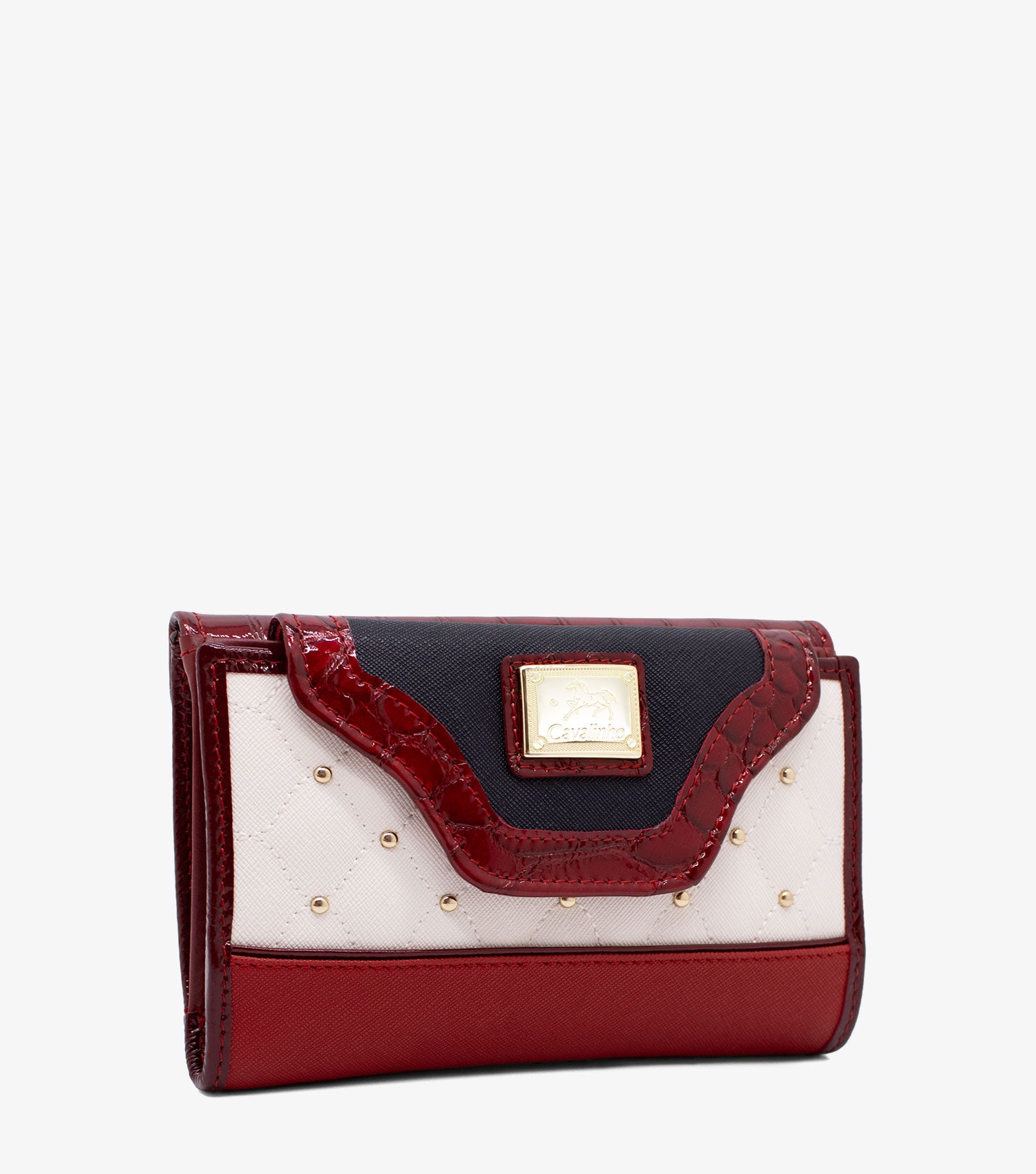 Cavalinho Craft Trifold Wallet for Women SKU 26010202.23 #color_navy / white / red
