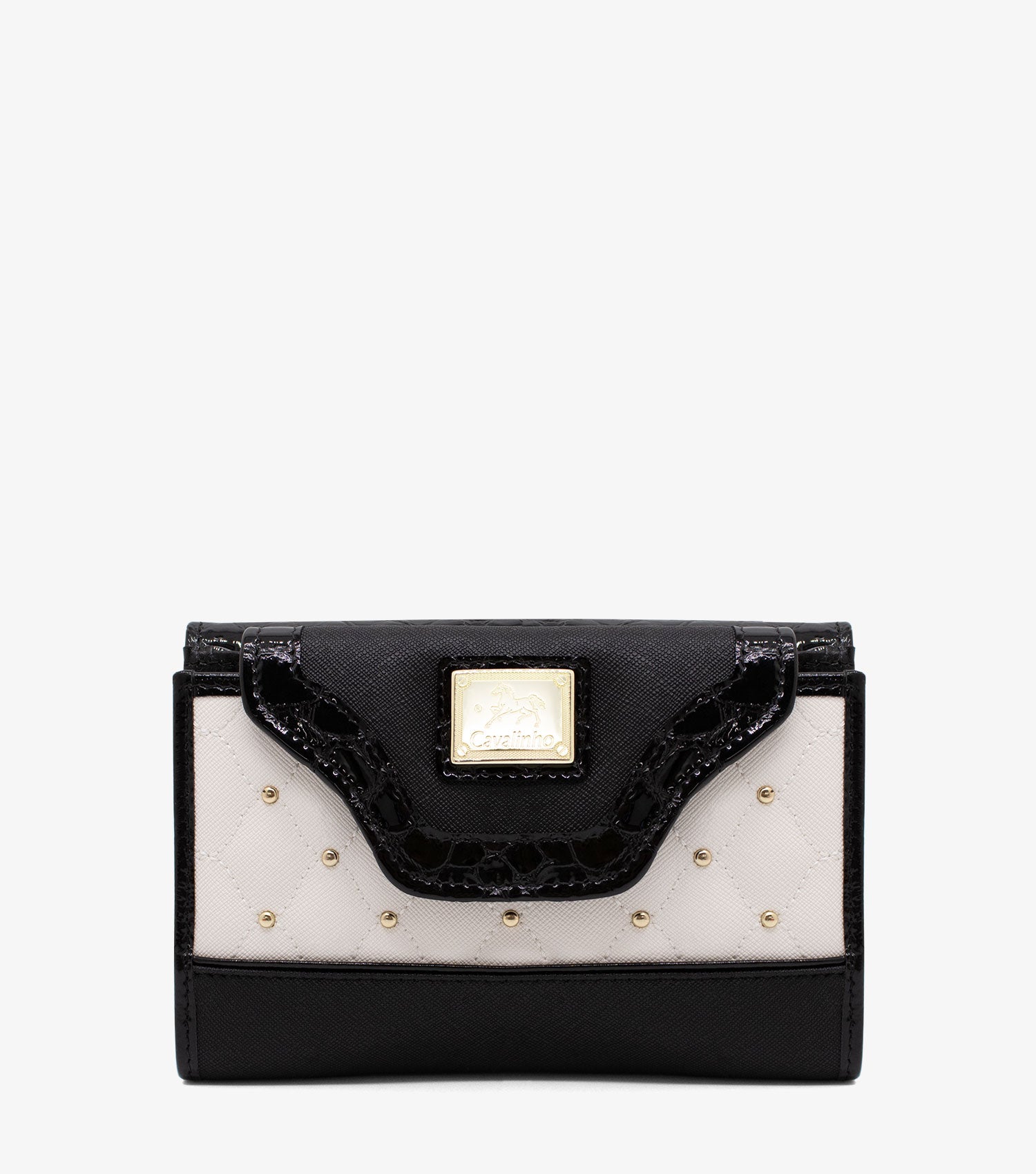 Cavalinho Craft Trifold Wallet for Women SKU 26010202.23 #color_black /  white