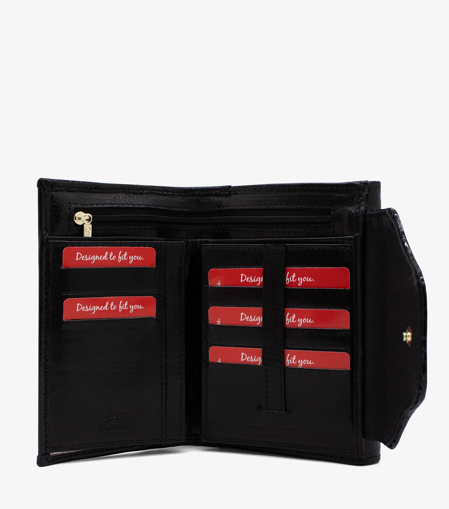 Cavalinho Craft Trifold Wallet for Women SKU 26010202.23 #color_black /  white