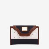 Cavalinho Craft Trifold Wallet for Women SKU 26010202.34 #color_navy / white / brown