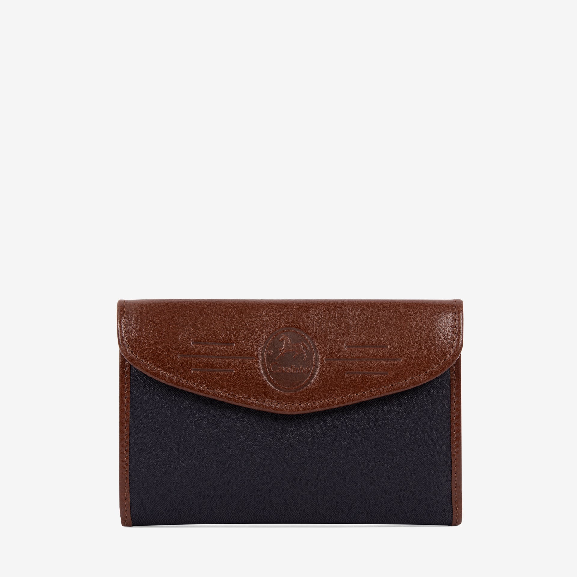 Cavalinho Craft Trifold Wallet for Women SKU 26010202.34 #color_navy / white / brown