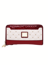 Cavalinho Craft Wristlet Wallet SKU 26010212.23 #color_darkred / white