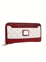 Cavalinho Craft Wristlet Wallet SKU 26010212.23 #color_darkred / white