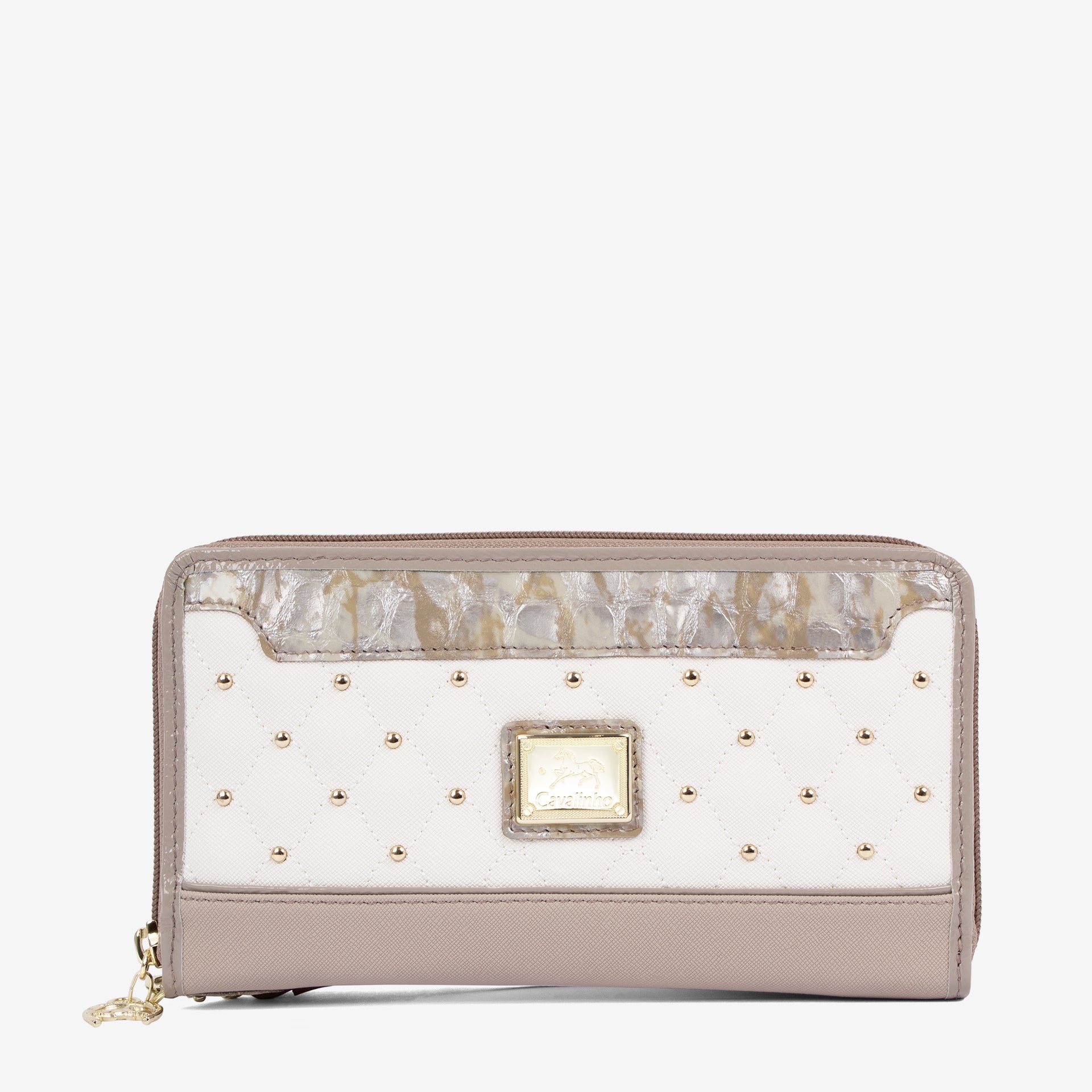 Cavalinho Craft Wristlet Wallet SKU 26010213.12 #color_tan / white / beige