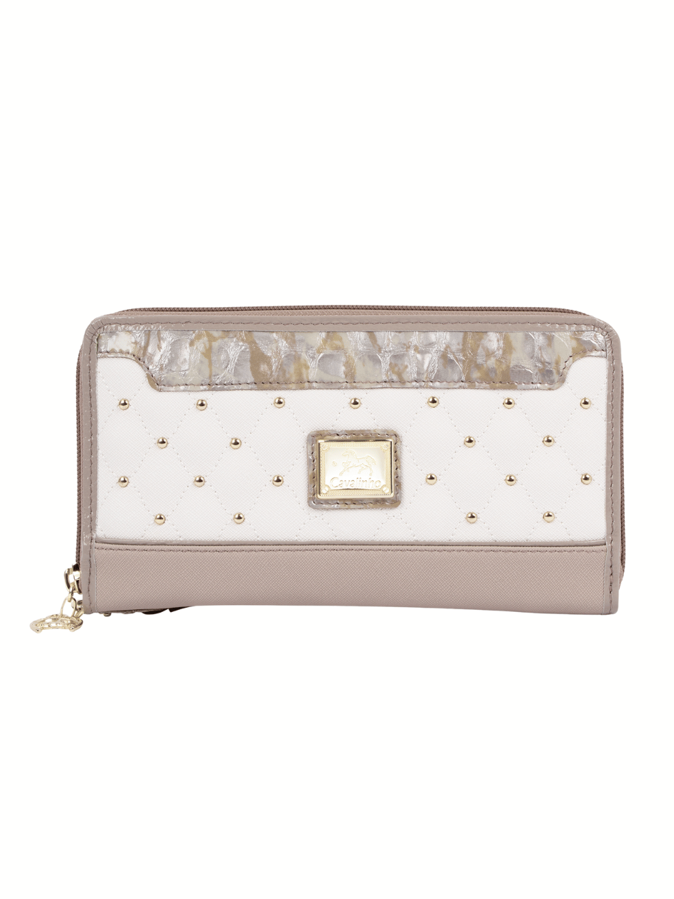 Cavalinho Craft Wristlet Wallet SKU 26010213.12 #color_tan / white / beige