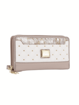 Cavalinho Craft Wristlet Wallet SKU 26010213.12 #color_tan / white / beige