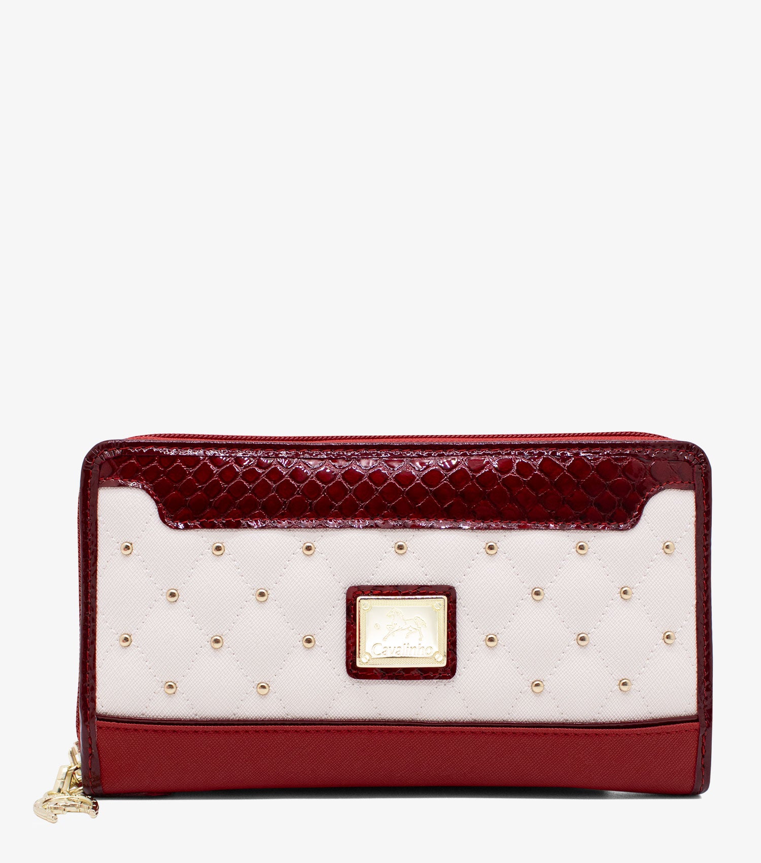 Cavalinho Craft Wristlet Wallet SKU 26010213.23 #color_darkred / white