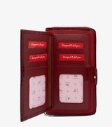 Cavalinho Craft Wristlet Wallet SKU 26010213.23 #color_darkred / white