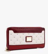 Cavalinho Craft Wristlet Wallet SKU 26010213.23 #color_darkred / white
