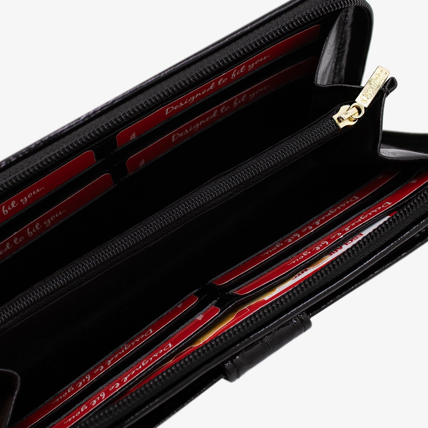 Cavalinho Craft Wristlet Wallet SKU 26010213.33 #color_black / white, navy / white