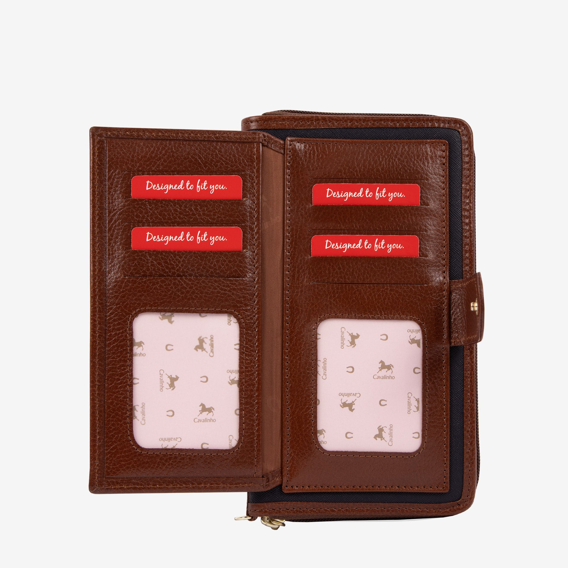 Cavalinho Craft Wristlet Wallet SKU 26010213.34 #color_navy / white / brown