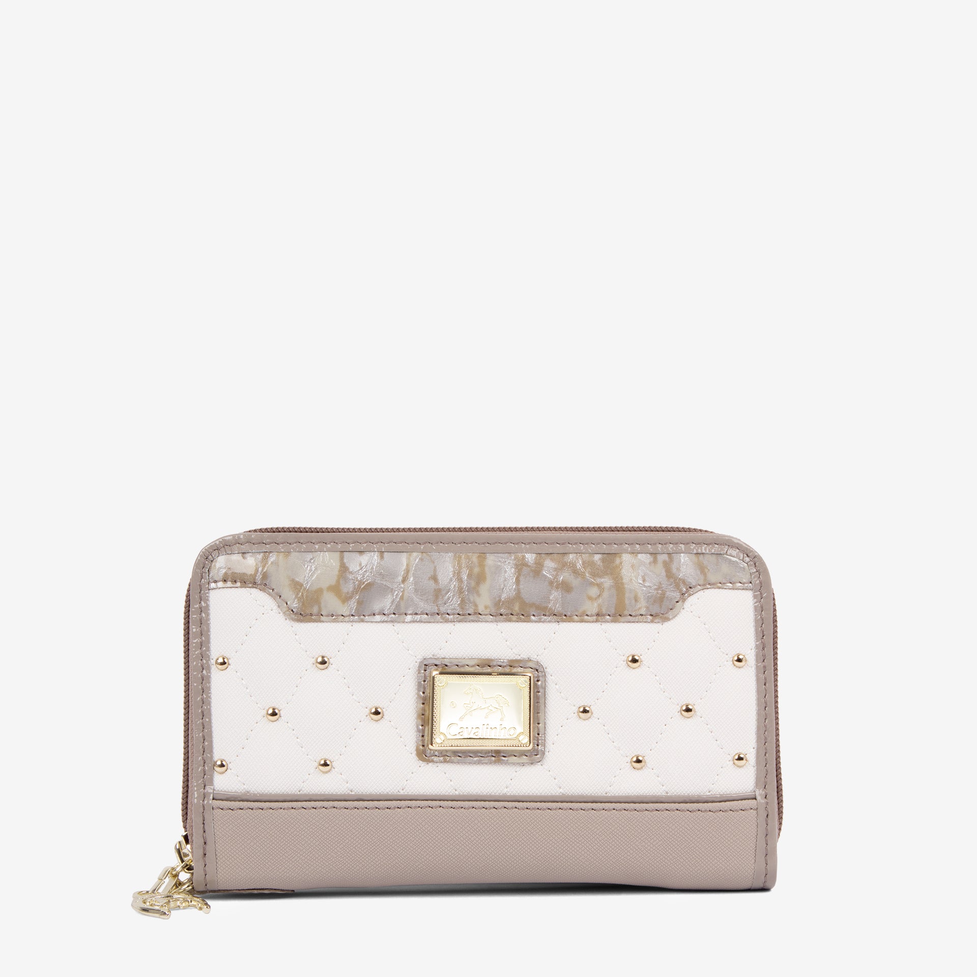 Cavalinho Craft Small Wristlet Wallet SKU 26010220.12 #color_tan / white / beige