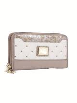 Cavalinho Craft Small Wristlet Wallet SKU 26010220.12 #color_tan / white / beige