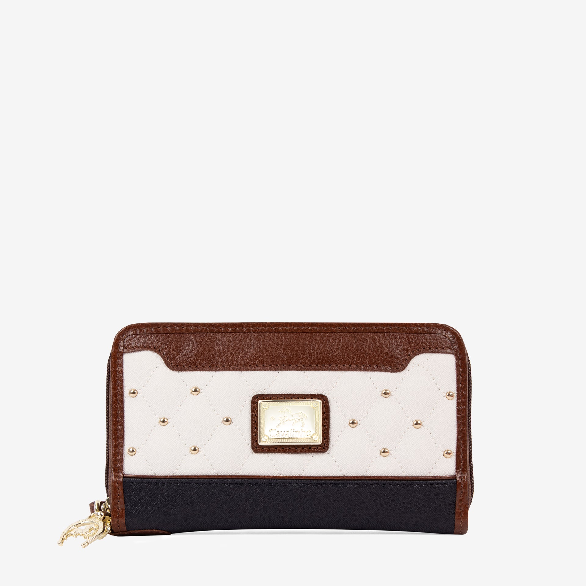 Cavalinho Craft Small Wristlet Wallet SKU 26010220.34 #color_navy / white / brown