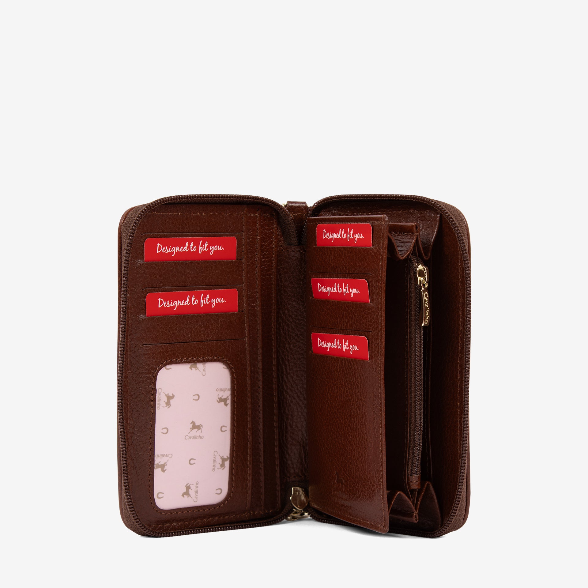 Cavalinho Craft Small Wristlet Wallet SKU 26010220.34 #color_navy / white / brown