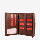Cavalinho Sublime Trifold Wallet for Women SKU 26060205.22 #color_Navy / White / Brown