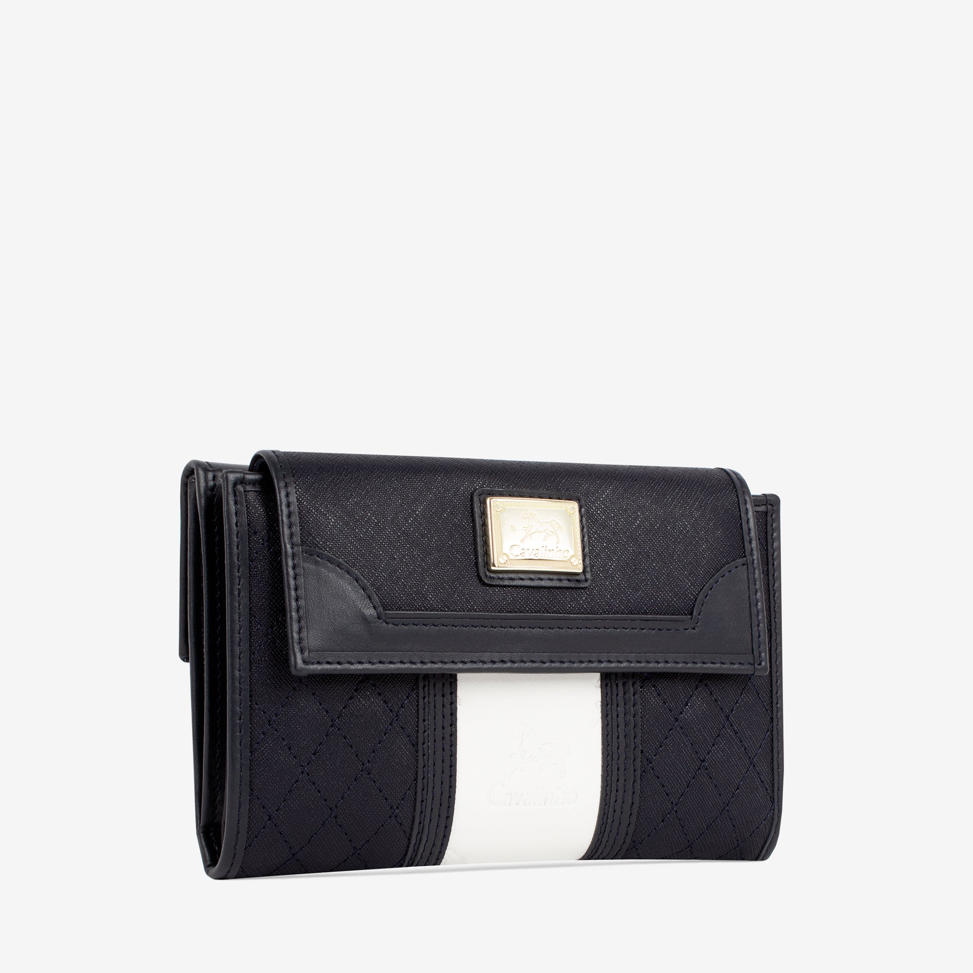 Cavalinho Sublime Trifold Wallet for Women SKU 26060205.47 #color_Navy / White