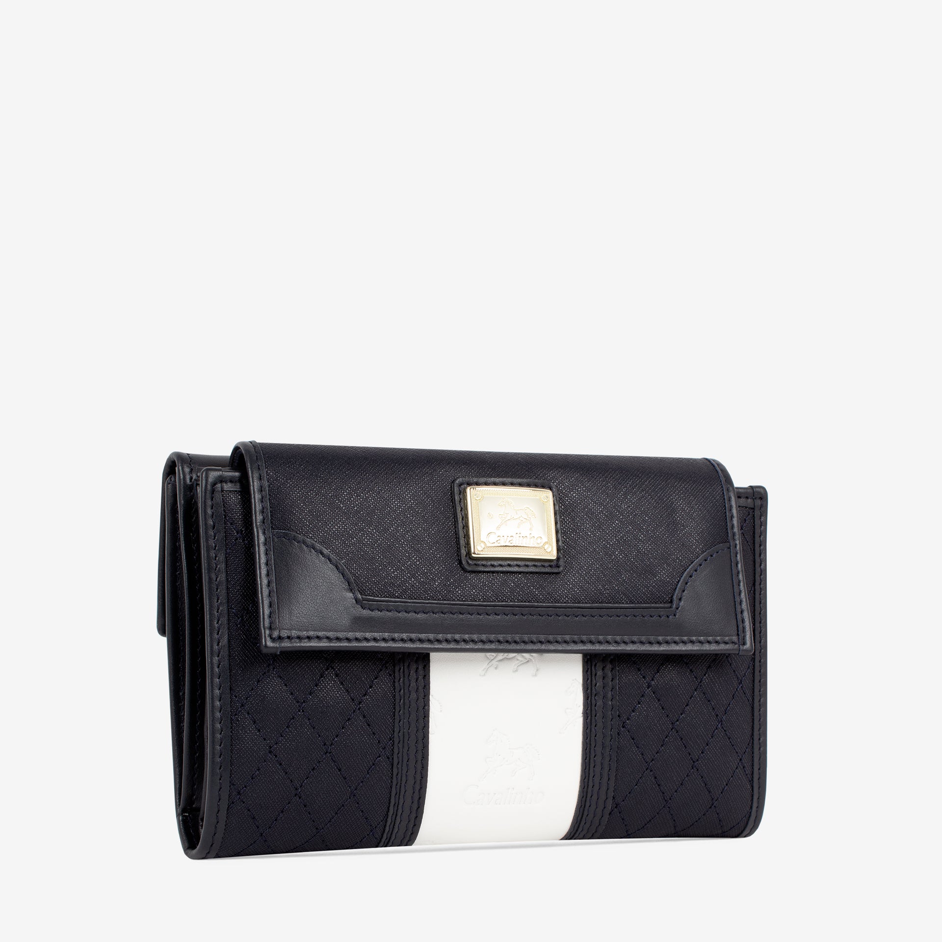 Cavalinho Sublime Trifold Wallet for Women SKU 26060206.47 #color_Navy / White