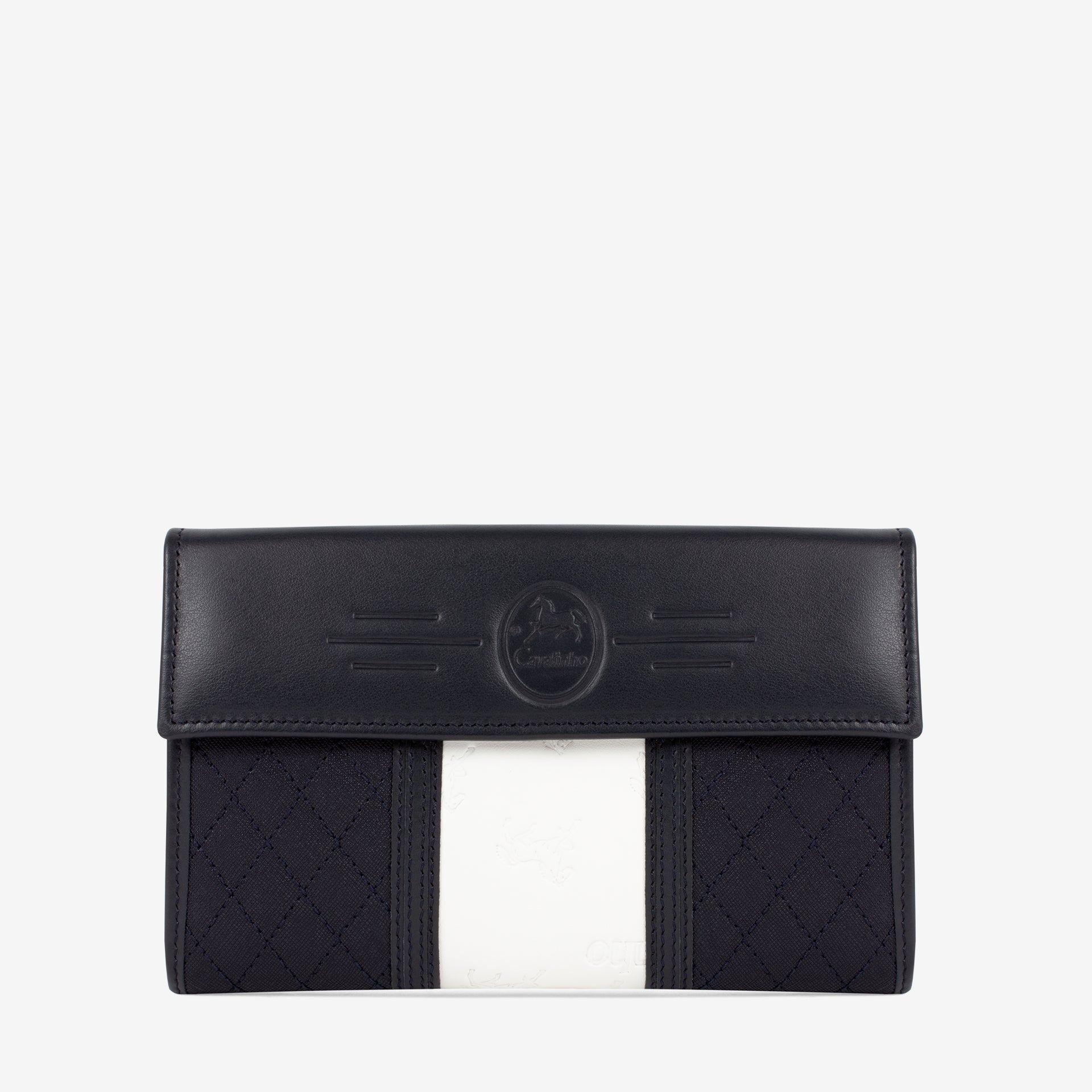 Cavalinho Sublime Trifold Wallet for Women SKU 26060206.47 #color_Navy / White