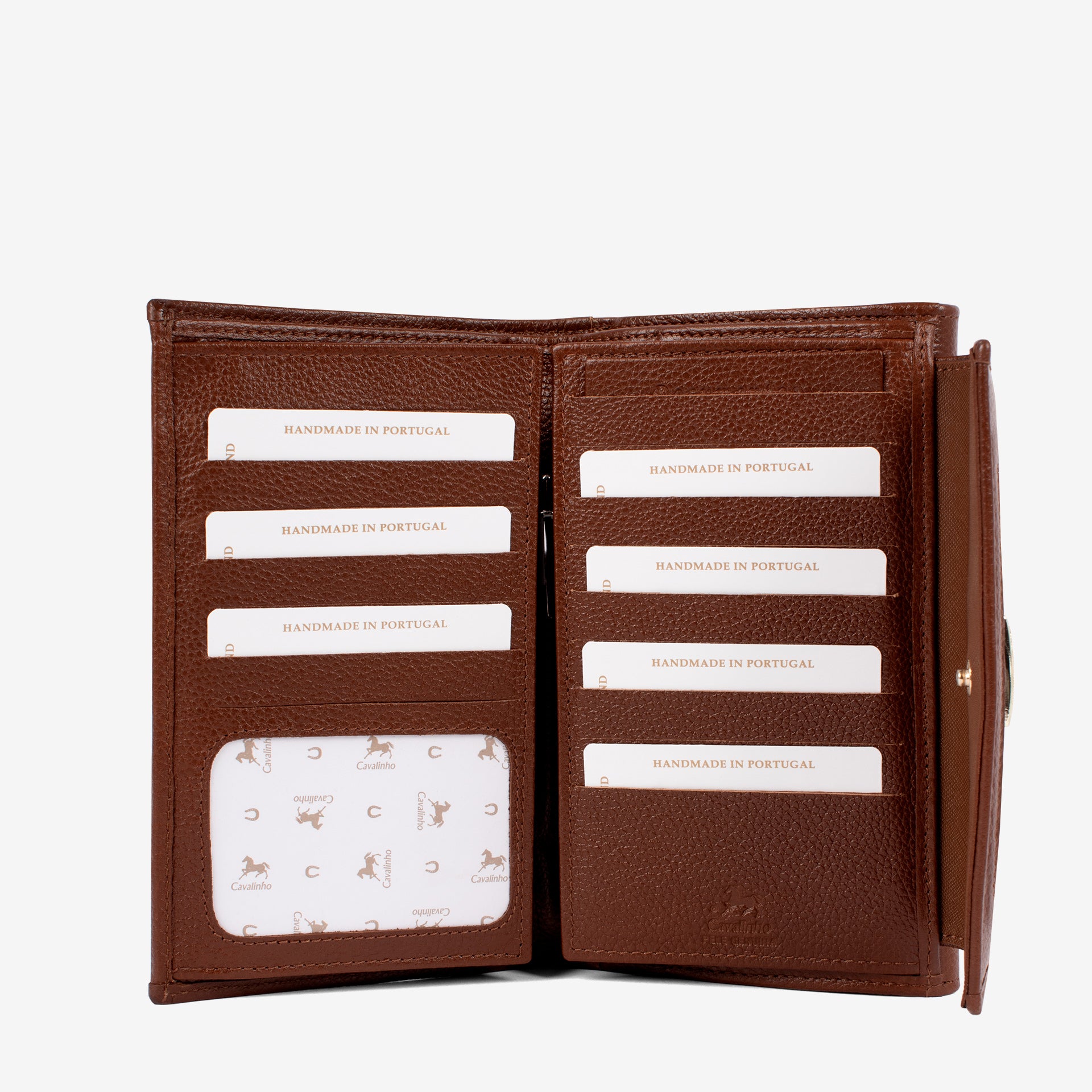 Cavalinho Sublime Trifold Wallet for Women SKU 26060206.48 #color_Blue / White / SaddleBrown