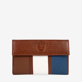 Cavalinho Sublime Trifold Wallet for Women SKU 26060206.48 #color_Blue / White / SaddleBrown