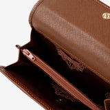 Cavalinho Sublime Trifold Wallet for Women SKU 26060206.48 #color_Blue / White / SaddleBrown