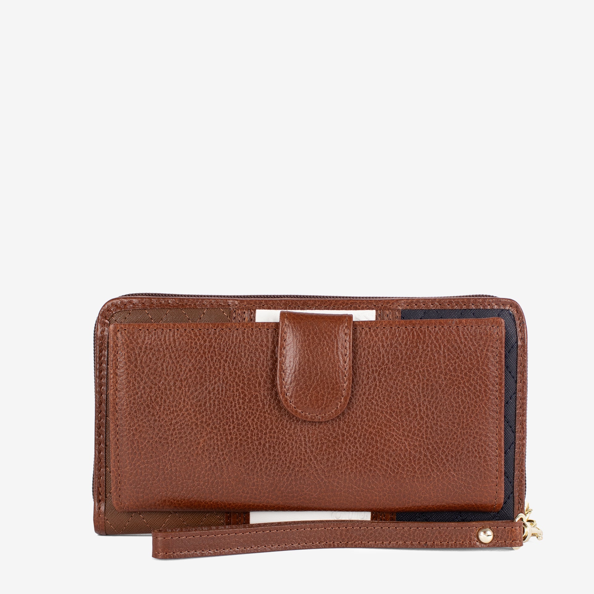 Cavalinho Sublime Wristlet Wallet SKU 26060213.22 #color_navy / white / brown