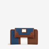 Cavalinho Sublime Wallet for Women SKU 26060214.48 #color_blue / white / saddlebrown
