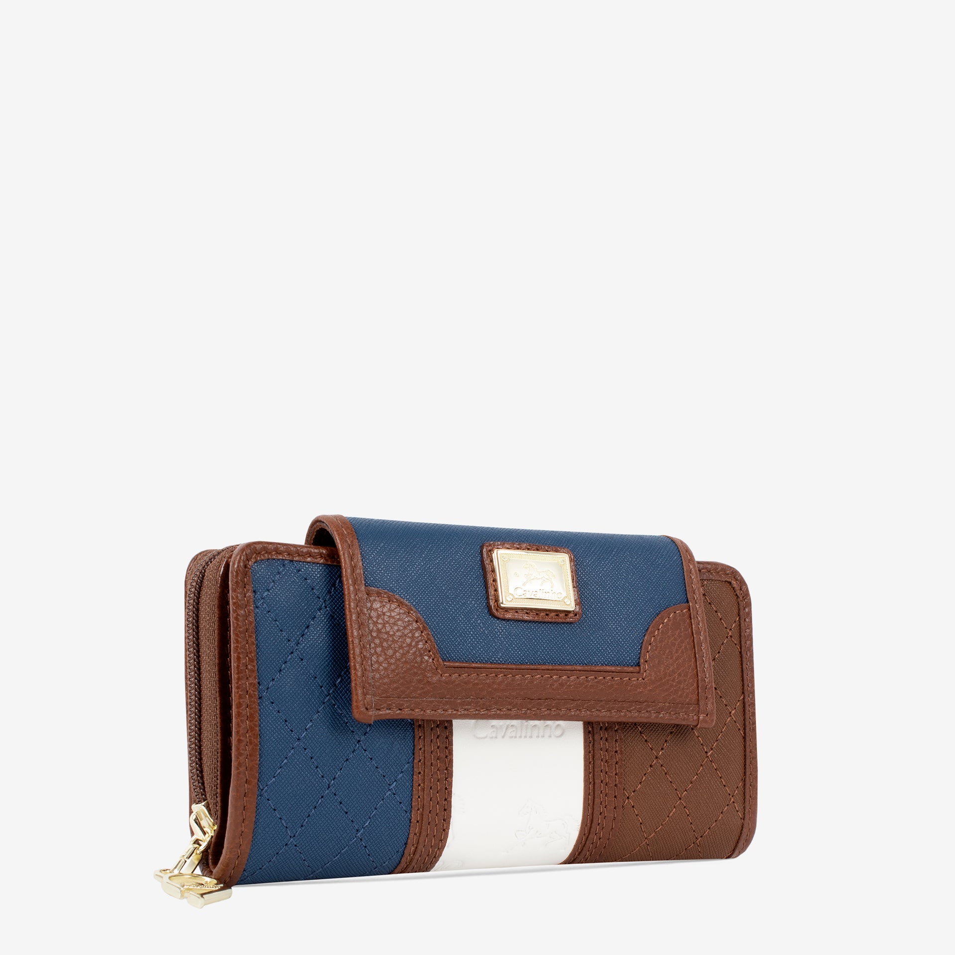 Cavalinho Sublime Wallet for Women SKU 26060214.48 #color_blue / white / saddlebrown