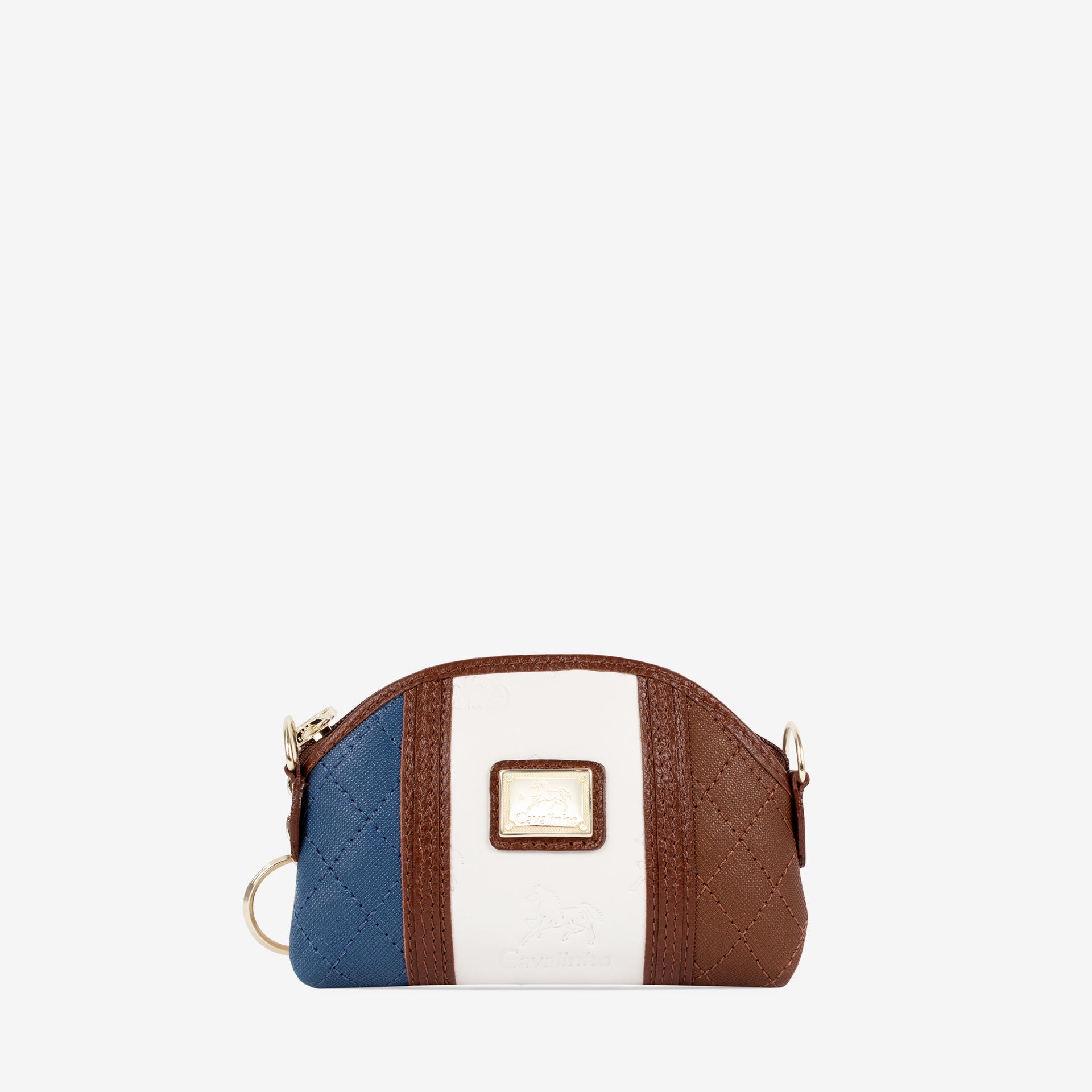 Cavalinho Sublime Coin Purse SKU 26060252.48 #color_Blue / White / SaddleBrown
