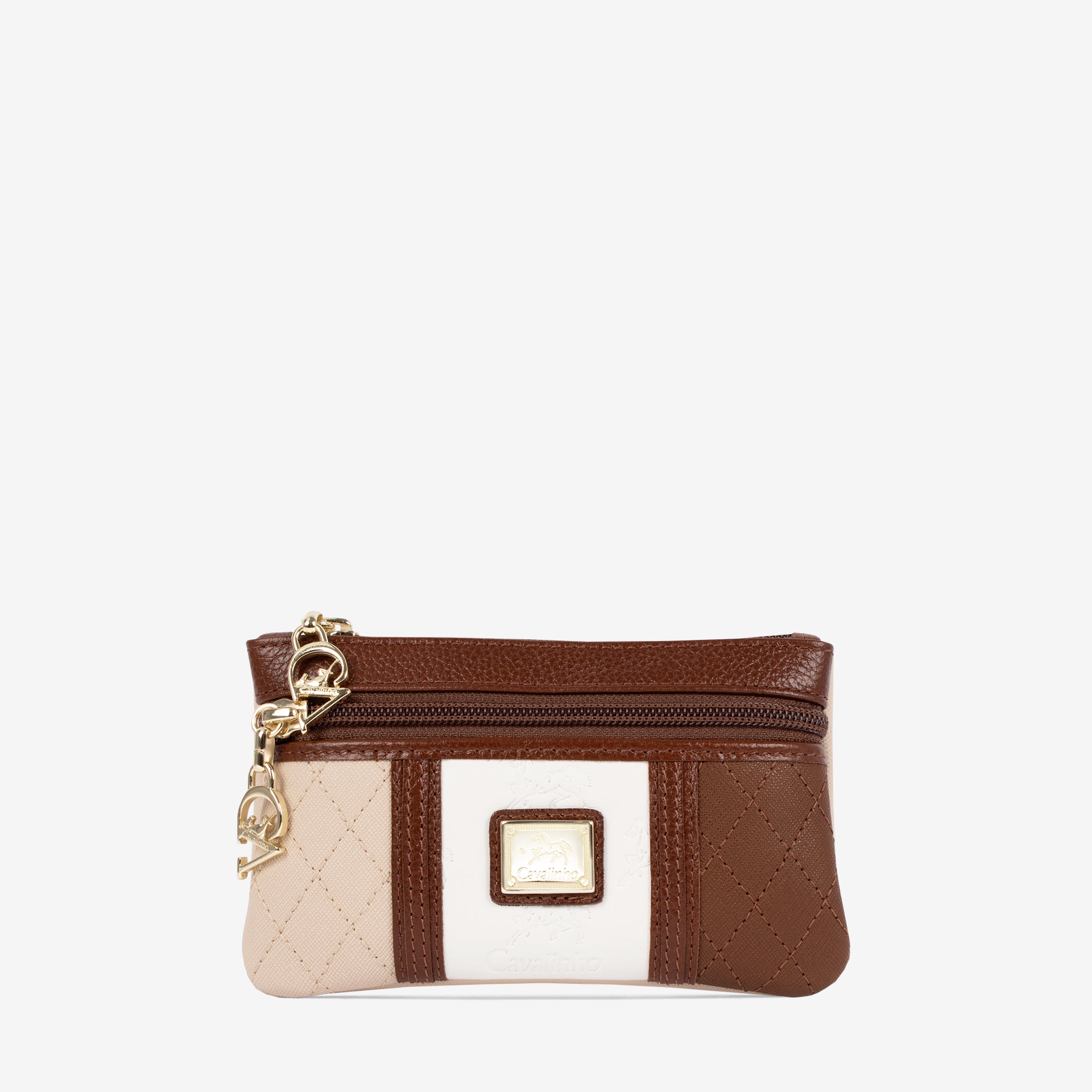 Cavalinho Sublime Small Makeup Bag SKU 26060254.34 #color_SaddleBrown Multi-Color