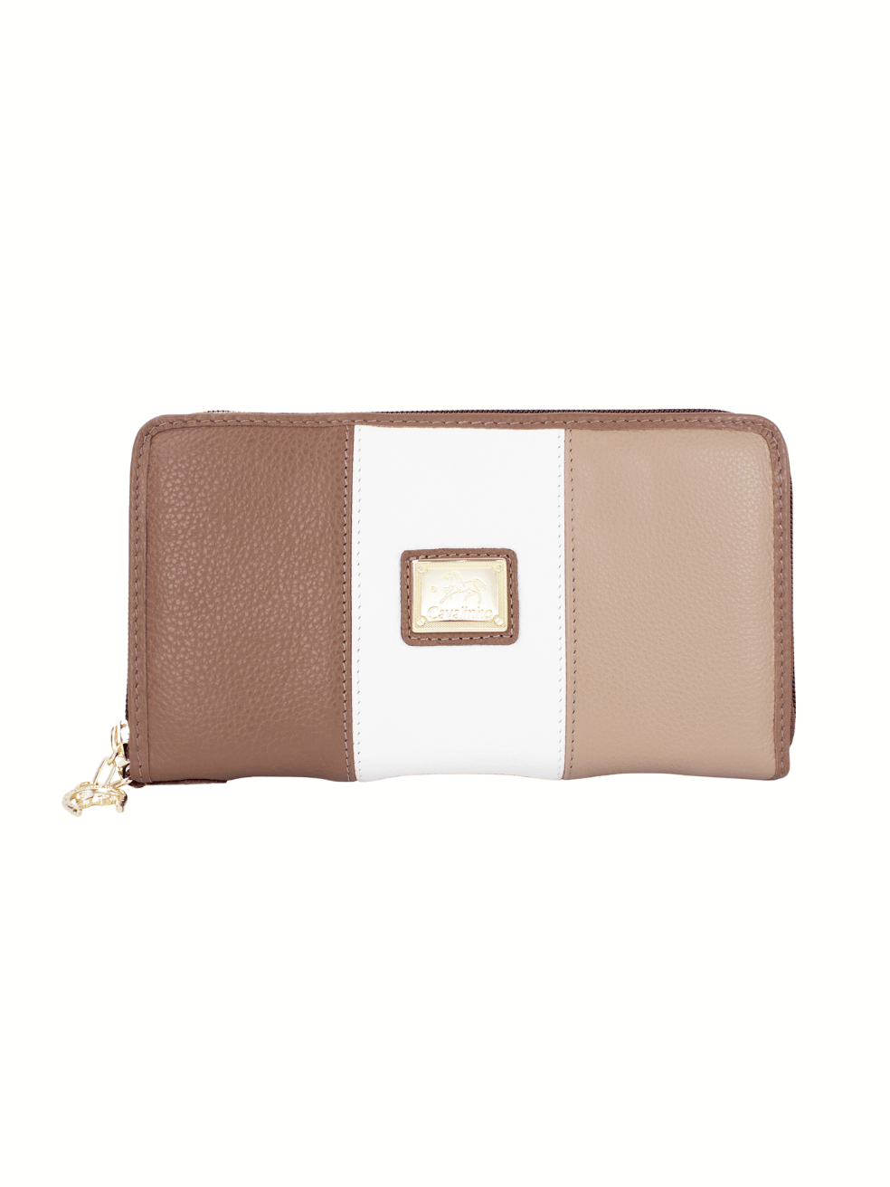 Cavalinho Soft Skin Wristlet Wallet SKU 26070213.31 #color_tan / white / beige